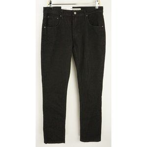 New‎ Coastaoro Coasta Jean Men's 30 x 32 Slim Straight Black Stretch Denim Jeans